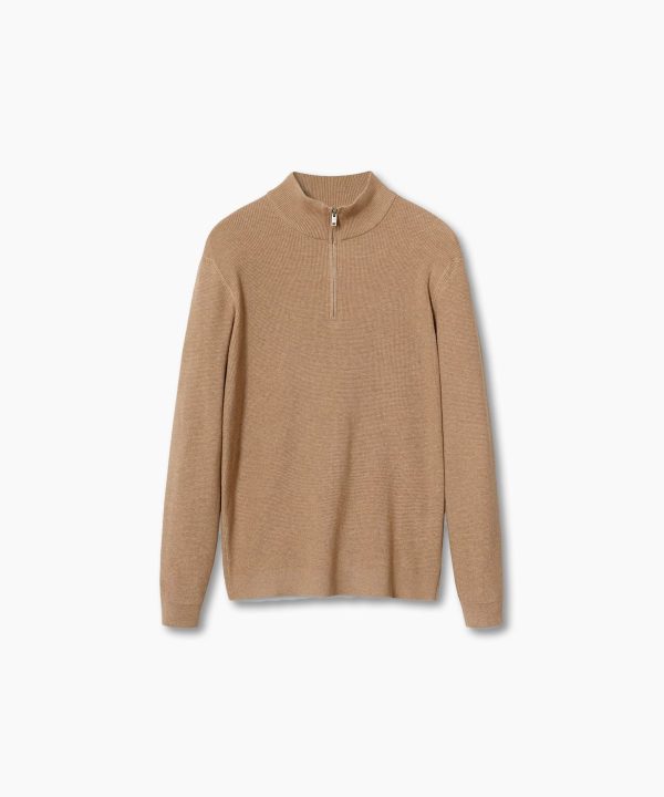 Slim-fit cotton suit pants